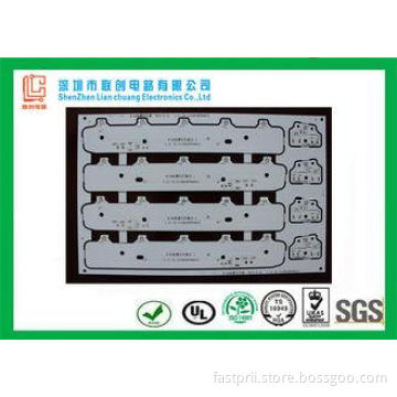 1.6mm Quick Turn PCB 2 layer 12hours urgent  pcb white sold
